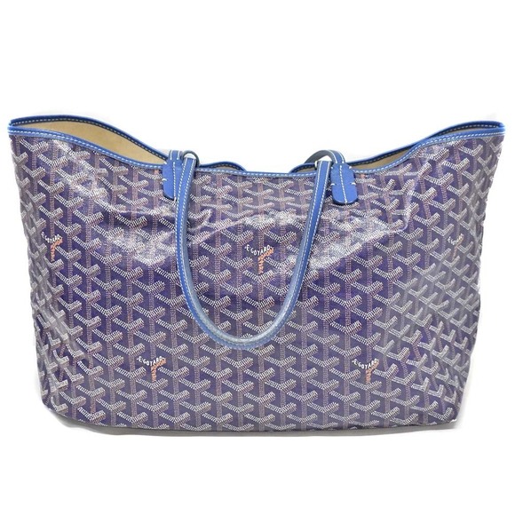 Goyard Saint Louis tote bag blue - Picture 2 of 9